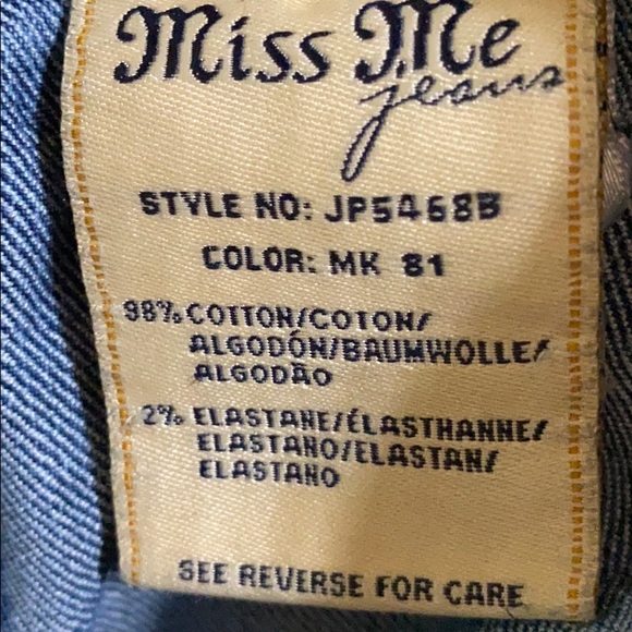 Miss Me Boot Cut Jeans - Picture 7 of 7